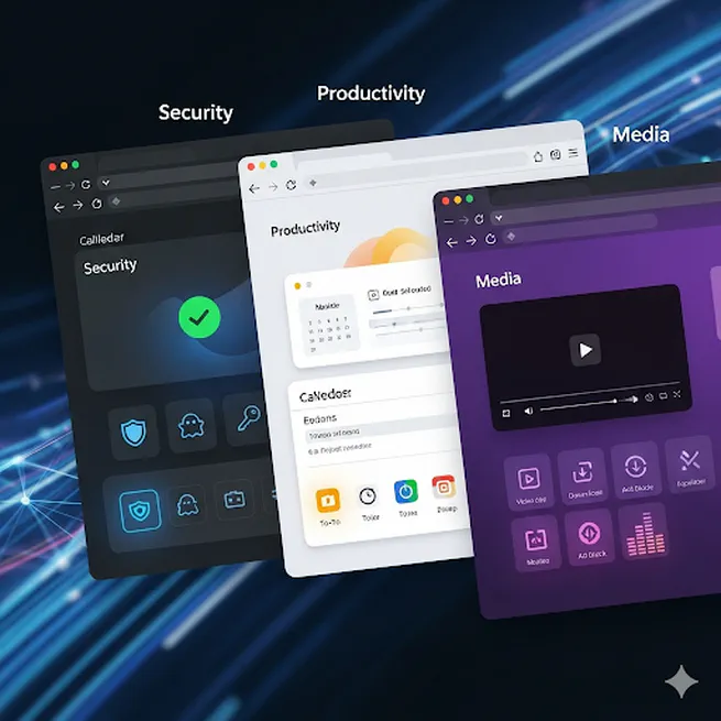 Essential Browser Extensions for Security, Productivity, and Media