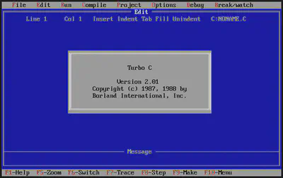 Turbo C 2.01