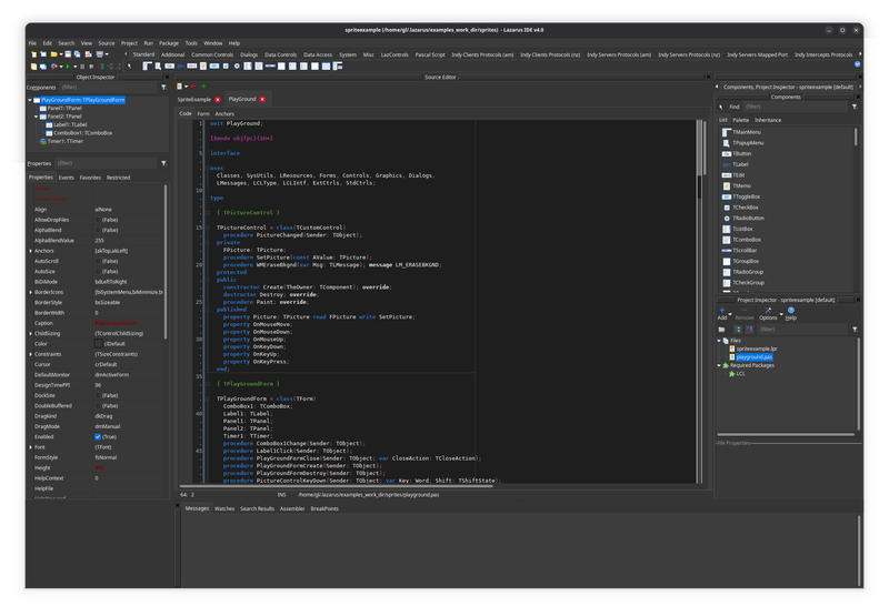 Lazarus IDE