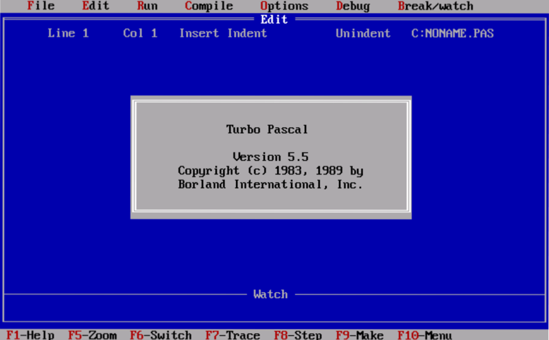 Turbo Pascal 5.5